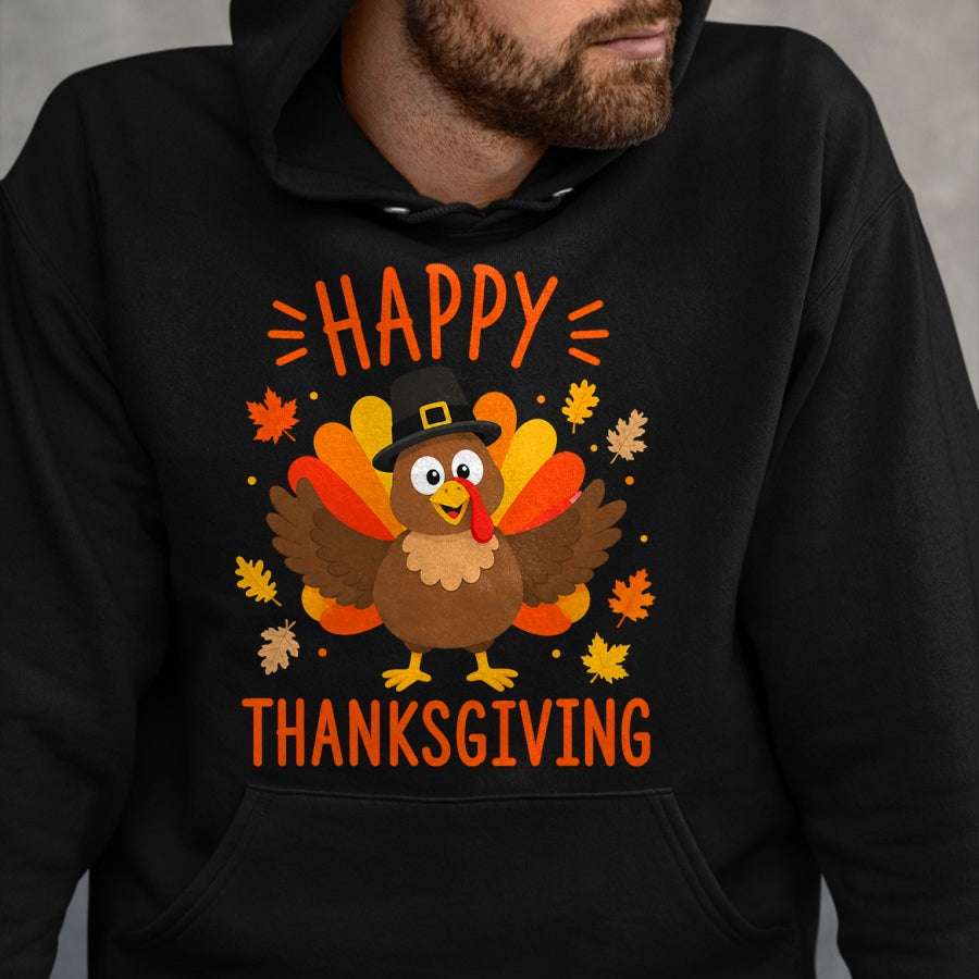 Best Thanksgiving Family Shirt , Funny Thanksgiving UnisexT-Shirt/Hoodie/Sweatshirt HLT00 - Happy Thanksgiving Funny Turkey Family Dinner Thanksgiving T-Shirt (1)