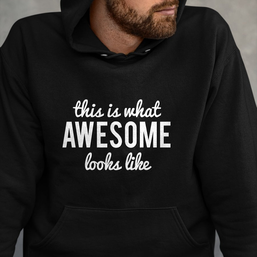 Best Wife Shirt, Wife and Husband Unisex T-Shirt/Hoodie/Sweatshirt HLT00 - This is What Awesome Looks Like T-Shirt