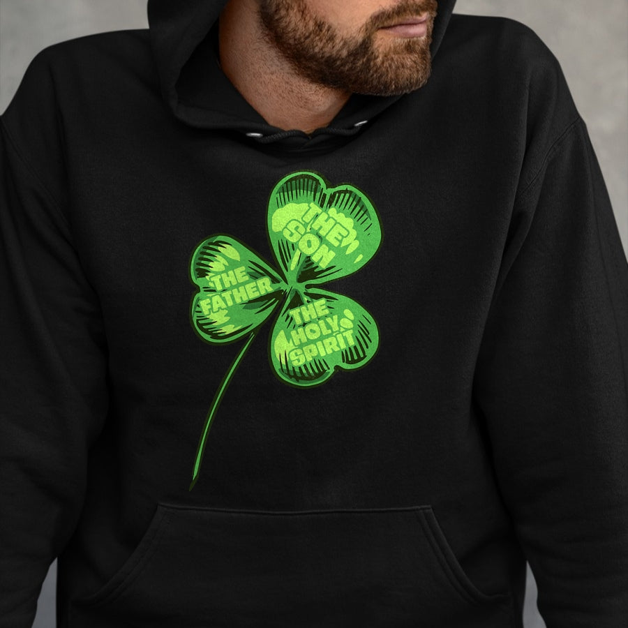 Patrick Day Shirts for Family, Funny Patrick Day shirts, st patrick's day Unisex T-Shirt/Hoodie/Sweatshirt HLT00 - The Father Son Holy Spirit Shamrock St Patrick Day T-Shirt