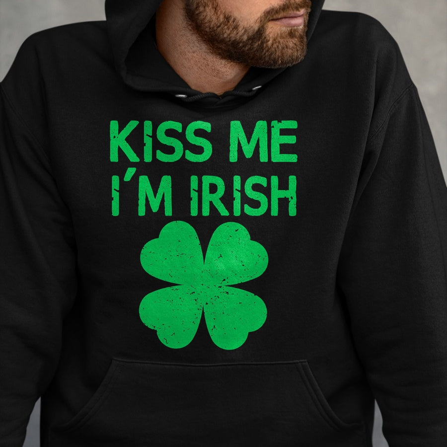 Patrick Day Shirts for Family, Funny Patrick Day shirts, st patrick's day Unisex T-Shirt/Hoodie/Sweatshirt HLT00 - Kiss Me I_m Irish Saint Patrick Day T-Shirt