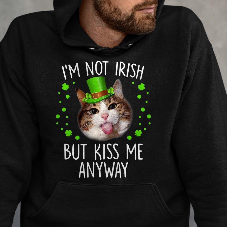 Patrick Day Shirts for Family, Funny Patrick Day shirts, st patrick's day Unisex T-Shirt/Hoodie/Sweatshirt HLT00 - I_m Not Irish But Kiss Me Anyway St. Patrick Day Gifts T-Shirt