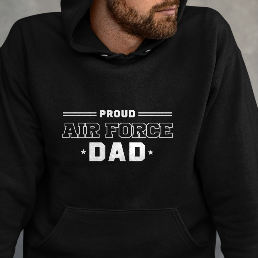 Gift for Dad Shirt, Funny Dad Unisex T-Shirt/Hoodie/Sweatshirt HLT00 – Proud US Air Force Dad Military Pride T-Shirt