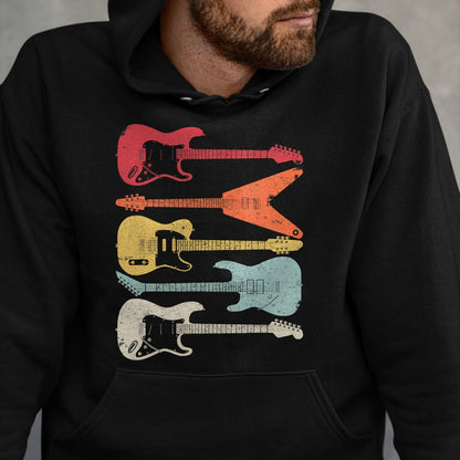 Guitar Lover Shirt, Funny Guitar UnisexT-Shirt/Hoodie/Sweatshirt HLT00 - Guitar Shirt. Retro Style Gift for Guitarist T-Shirt