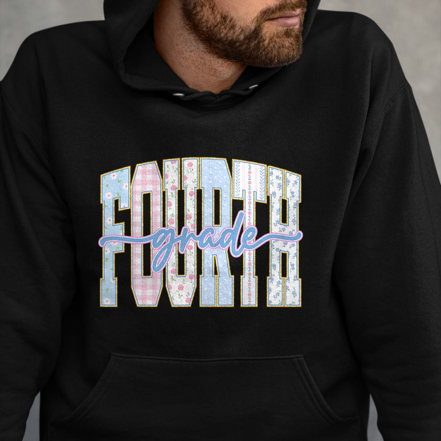 Best Student Shirt, Funny Back To School UnisexT-Shirt/Hoodie/Sweatshirt HLT00 - Preppy Fourth Grade Teacher 4th Grade Back to School Girls T-Shirt