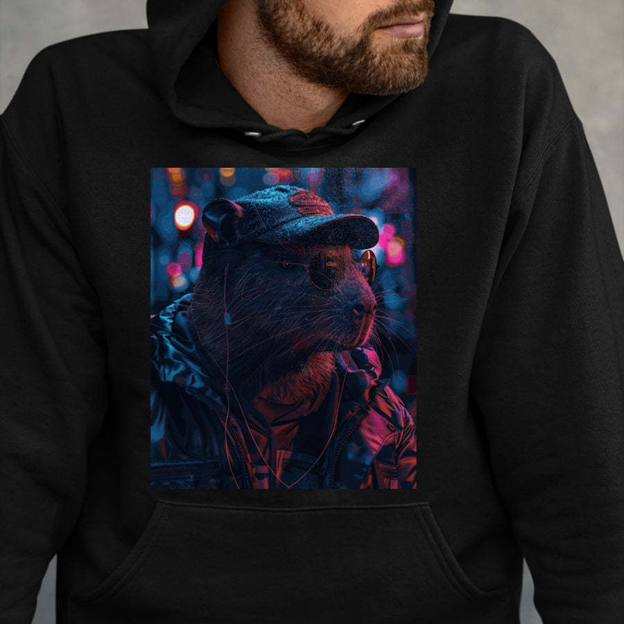 Cute Capybara Shirt, Funny Capybara Unisex T-Shirt/Hoodie/Sweatshirt HLT00 - Funny Graphic Capybara Long Sleeve T-Shirt (9)