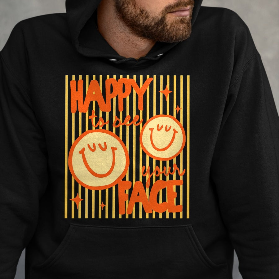 Best Student Shirt, Funny Back To School UnisexT-Shirt/Hoodie/Sweatshirt HLT00 - Happy to See Your Face Back to School T-Shirt