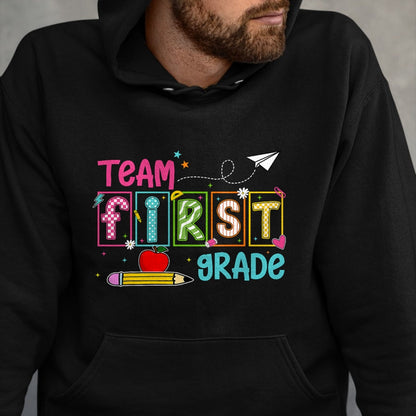 Best Student Shirt, Funny Back To School UnisexT-Shirt/Hoodie/Sweatshirt HLT00 - Team 1st Grade Squad Shirts Teacher Student Back to School T-Shirt