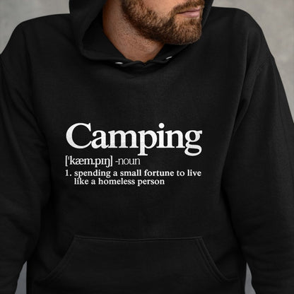 Funny Camping Shirt, Gift For Camping Lover Unisex T-Shirt/Hoodie/Sweatshirt HLT00 - Camping Definition Funny Camper Saying T-Shirt