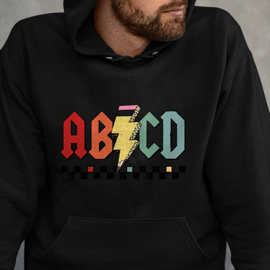 Best Student Shirt, Funny Back To School UnisexT-Shirt/Hoodie/Sweatshirt HLT00 - Rock ABCD Back to School ABCD Preschool Teacher Appreciation T-Shirt