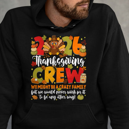 Best Thanksgiving Family Shirt , Funny Thanksgiving UnisexT-Shirt/Hoodie/Sweatshirt HLT00 - Family Thanksgiving 2026 Thanksgiving Crew Turkey Matching T-Shirt (6)