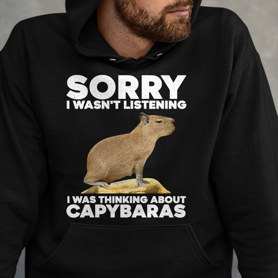 Cute Capybara Shirt, Funny Capybara UnisexT-Shirt/Hoodie/Sweatshirt HLT00 - Best Capybara Design for Men Women Kids Pet Rodent Capybara T-Shirt