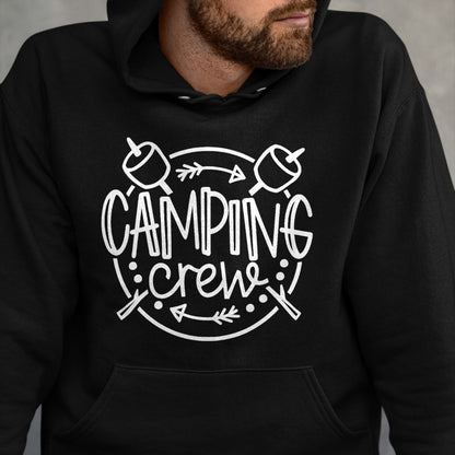 Funny Camping Shirt, Gift For Camping Lover Unisex T-Shirt/Hoodie/Sweatshirt HLT00 - Camping Matching Shirts for Family Camper Group Camping Crew T-Shirt