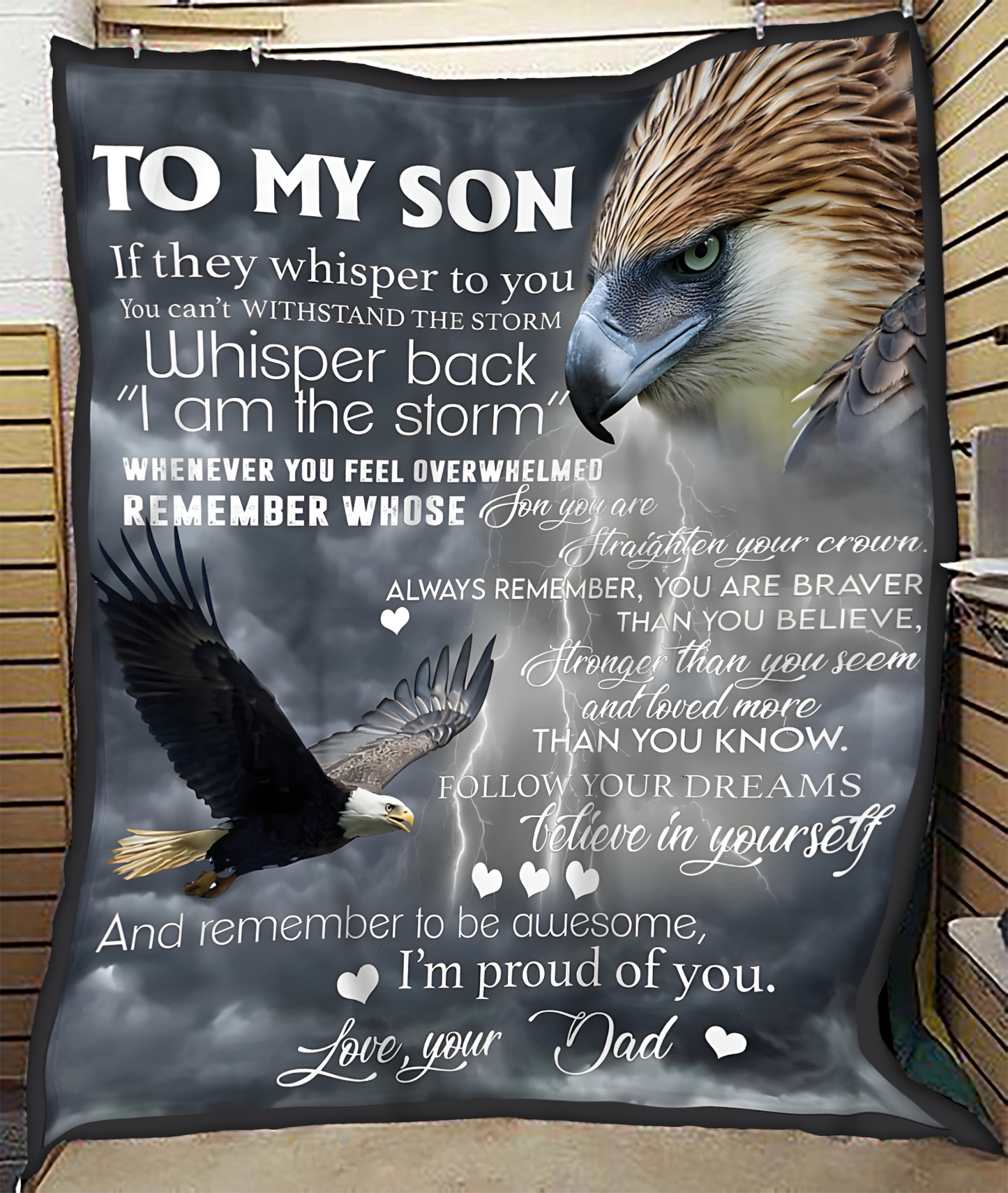 Special Gift for Your Son - From Dad Blanket (SKUB11-158)