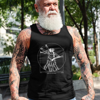 Guitar Lover Shirt, Funny Guitar UnisexT-Shirt/Hoodie/Sweatshirt HLT00 - Funny Guitar Player Da Vinci Vitruvian Man Musicians T-Shirt