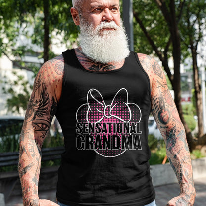 Best Grandma Shirt, Proud Grandma Unisex T-Shirt/Hoodie/Sweatshirt HLT00 - Disney Mickey And Friends Sensational Grandma T-Shirt