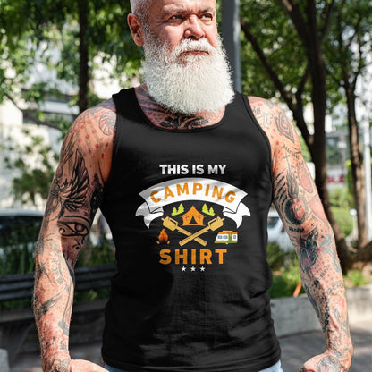 Funny Camping Shirt, Gift For Camping Lover Unisex T-Shirt/Hoodie/Sweatshirt HLT00 - This is My Camping Shirt Funny Camper T-Shirt T-Shirt, Men, Black, 3X-Large