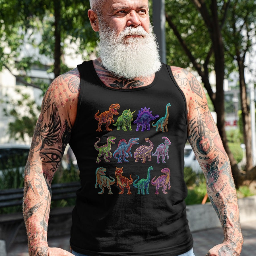 Best Dinosaur Lover Shirt, Funny Dinosaur UnisexT-Shirt/Hoodie/Sweatshirt HLT00 - Dinosaur Species Chart Paleontology Prehistoric Animals T-Shirt