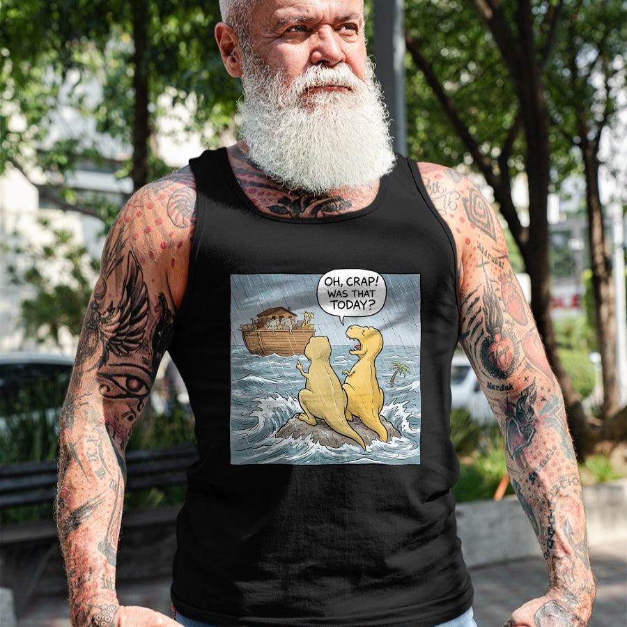 Best Dinosaur Lover Shirt, Funny Dinosaur UnisexT-Shirt/Hoodie/Sweatshirt HLT00 - Jesus Saves Funny Dinosaurs Christian Oh Crap was that Today T-Shirt