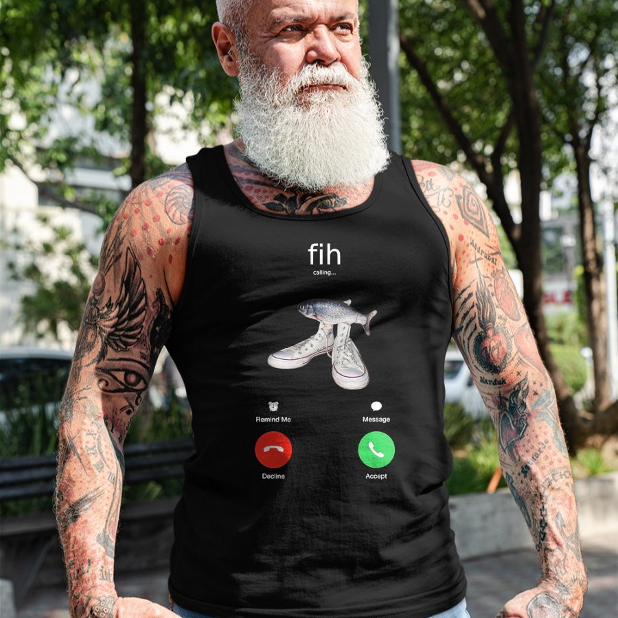 Funny Fishing Shirt, Gift For Fishing Lover Unisex T-Shirt/Hoodie/Sweatshirt HLT00 - Fih Meme Shirt Fish Calling Shirt Misspelled fih is Calling T-Shirt