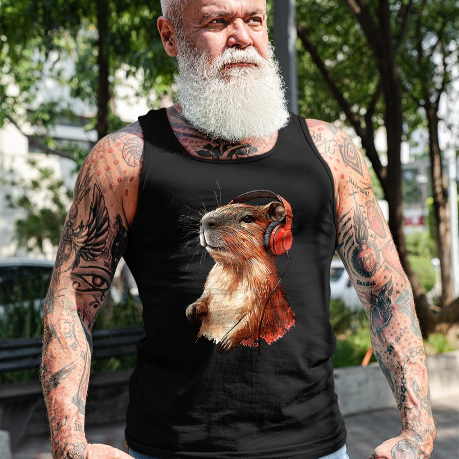 Cute Capybara Shirt, Funny Capybara Unisex T-Shirt/Hoodie/Sweatshirt HLT00 - Capybara Long Sleeve T-Shirt (3)