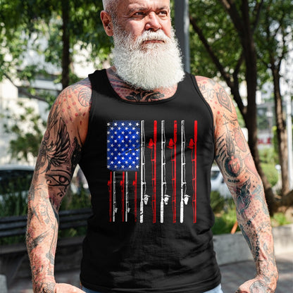 Funny Fishing Shirt, Gift For Fishing Lover Unisex T-Shirt/Hoodie/Sweatshirt HLT00 - Fishing Shirt American Flag Shirt Fishing T-Shirt
