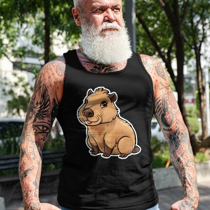 Cute Capybara Shirt, Funny Capybara Unisex T-Shirt/Hoodie/Sweatshirt HLT00 - Capybara Long Sleeve T-Shirt (1)