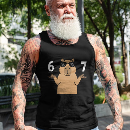 Cute Capybara Shirt, Funny Capybara UnisexT-Shirt/Hoodie/Sweatshirt HLT00 - 67 Meme Capybara Shirt 6 7 Hand Gesture Kids Slang Six Seven T-Shirt