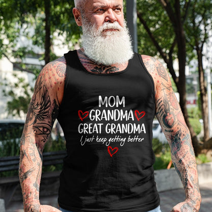 Best Grandma Shirt, Proud Grandma Unisex T-Shirt/Hoodie/Sweatshirt HLT00 - Gifts for Grandma from Grandkids Mom Grandma Great Grandma T-Shirt