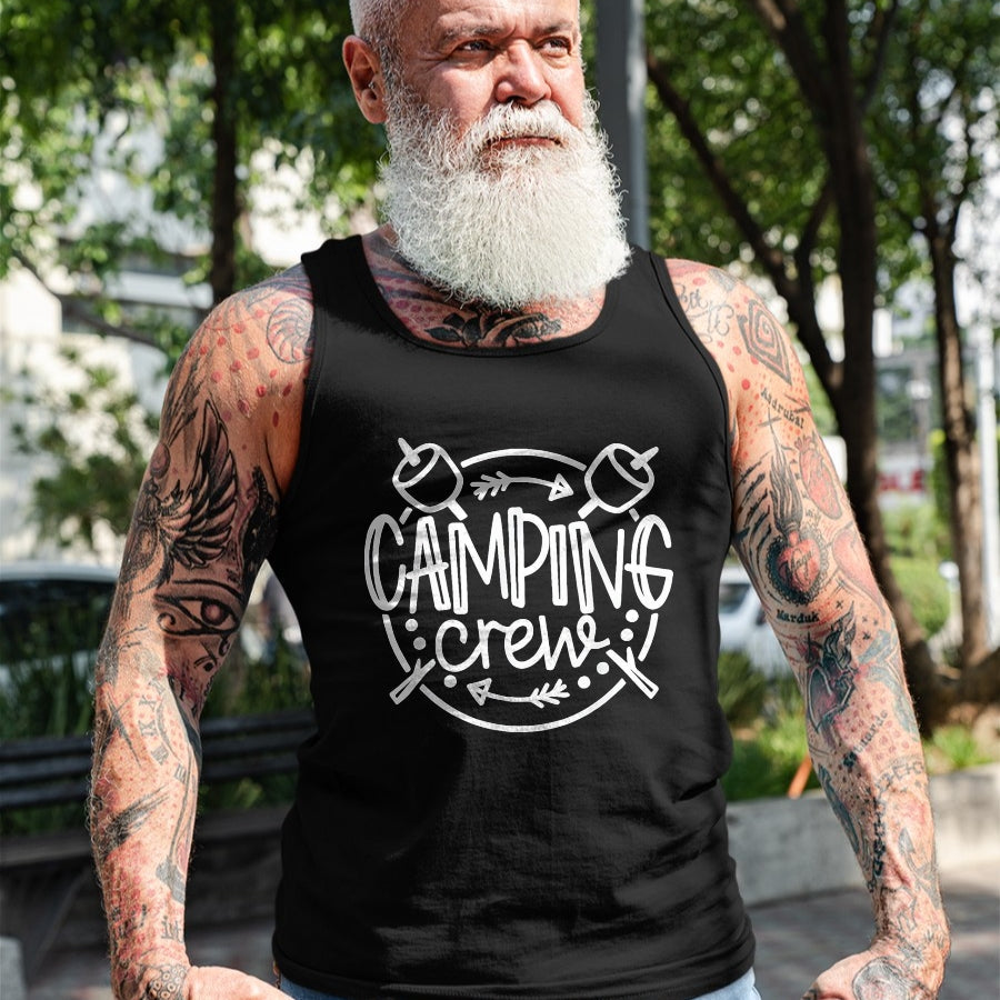 Funny Camping Shirt, Gift For Camping Lover Unisex T-Shirt/Hoodie/Sweatshirt HLT00 - Camping Matching Shirts for Family Camper Group Camping Crew T-Shirt, Women, Black, X-Large