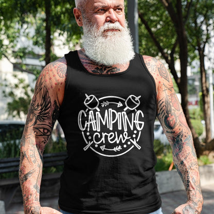 Funny Camping Shirt, Gift For Camping Lover Unisex T-Shirt/Hoodie/Sweatshirt HLT00 - Camping Matching Shirts for Family Camper Group Camping Crew T-Shirt, Women, Black, X-Large