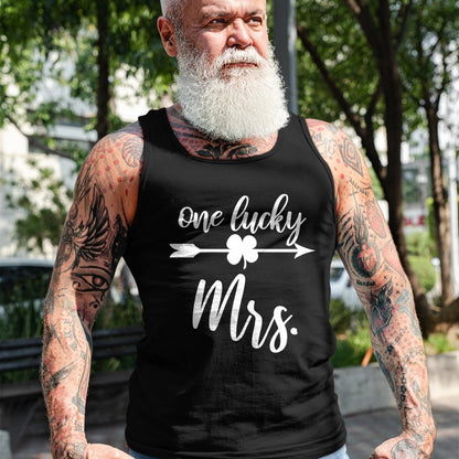Best Wife Shirt, Wife and Husband Unisex T-Shirt/Hoodie/Sweatshirt HLT00 - Gift for wife T shirt, lucky wife   Womens Husband and Wife St Patricks Day T Shirt Gift One Lucky M