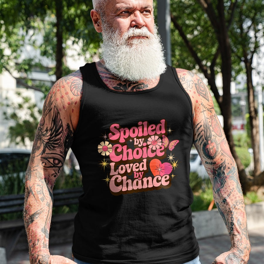 Best Wife Shirt, Wife and Husband Unisex T-Shirt/Hoodie/Sweatshirt HLT00 - Gift for wife T shirt, spoiled wife   Spoiled By Choice Loved By Chance Spoiled Wife Premium T-Shirt (1)