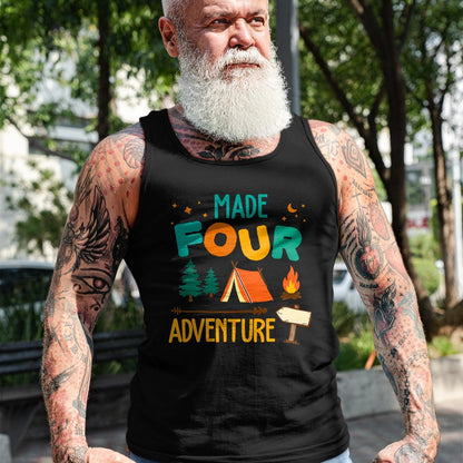 Funny Camping Shirt, Gift For Camping Lover Unisex T-Shirt/Hoodie/Sweatshirt HLT00 - Made Four Adventure 4th Birthday Party Camping Outdoor Theme T-Shirt