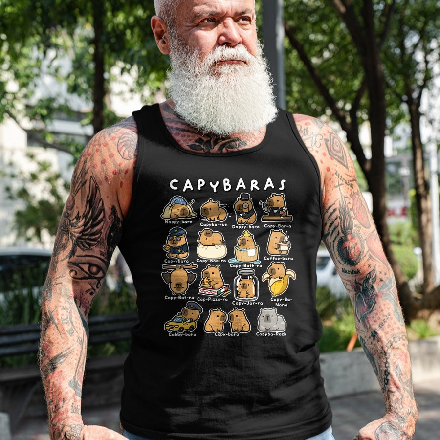 Cute Capybara Shirt, Funny Capybara Unisex T-Shirt/Hoodie/Sweatshirt HLT00 - Cute Capybaras Puns Funny Rodent Meme Animal Lover Humor T-Shirt