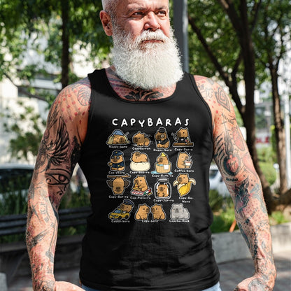 Cute Capybara Shirt, Funny Capybara Unisex T-Shirt/Hoodie/Sweatshirt HLT00 - Cute Capybaras Puns Funny Rodent Meme Animal Lover Humor T-Shirt