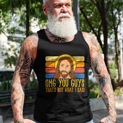 Christian Tee, Christian Faith Unisex T-Shirt/Hoodie/Sweatshirt HLT00 - Jesus Thats Not What Said Religious God Christian Men Women T-Shirt