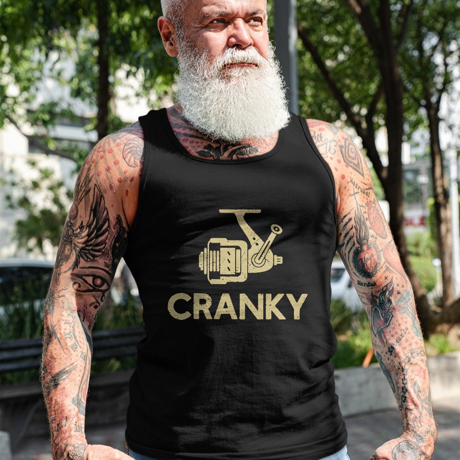 Funny Fishing Shirt, Gift For Fishing Lover Unisex T-Shirt/Hoodie/Sweatshirt HLT00 - Funny Fishing Shirts Crankbait Lure Cranky Fisherman Tees T Shirts for Men and Women