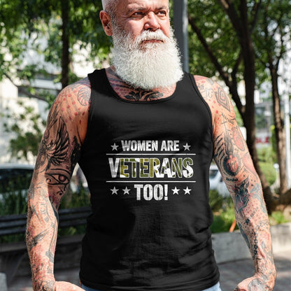 Proud Veteran Shirt, Funny Veteran UnisexT-Shirt/Hoodie/Sweatshirt HLT00 - Women are Veterans Too Proud Female Veteran Soldier Veteran T-Shirt
