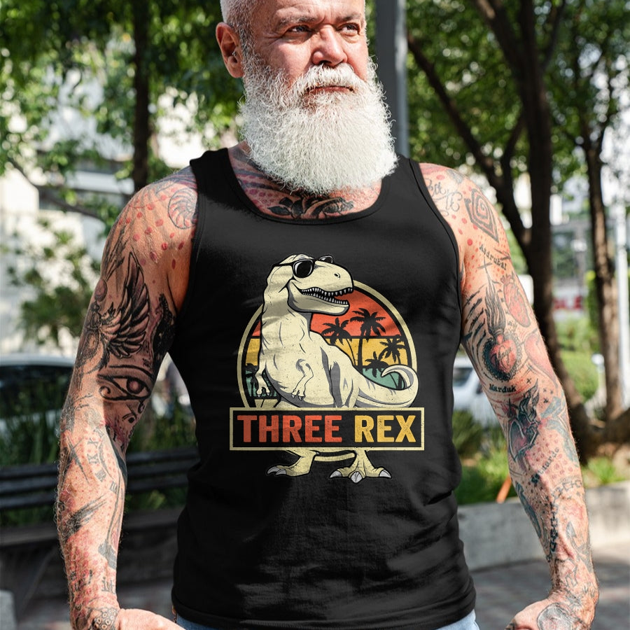 Best Dinosaur Lover Shirt, Funny Dinosaur UnisexT-Shirt/Hoodie/Sweatshirt HLT00 - Three Rex 3rd Birthday T Shirts Third Dinosaur Tees for Boys Girls Kids 3 Year Old