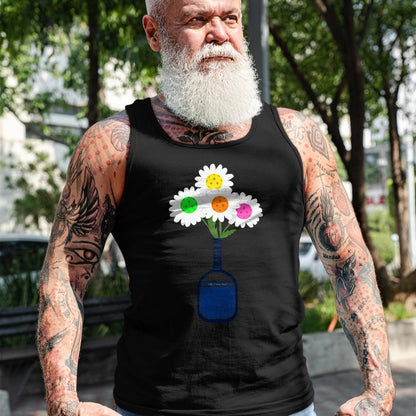 Funny Pickleball Shirt, Pickleball Lover Unisex T-Shirt/Hoodie/Sweatshirt HLT00 - Pretty Pickleball Flowers in Paddle Vase - Pickleball T-Shirt