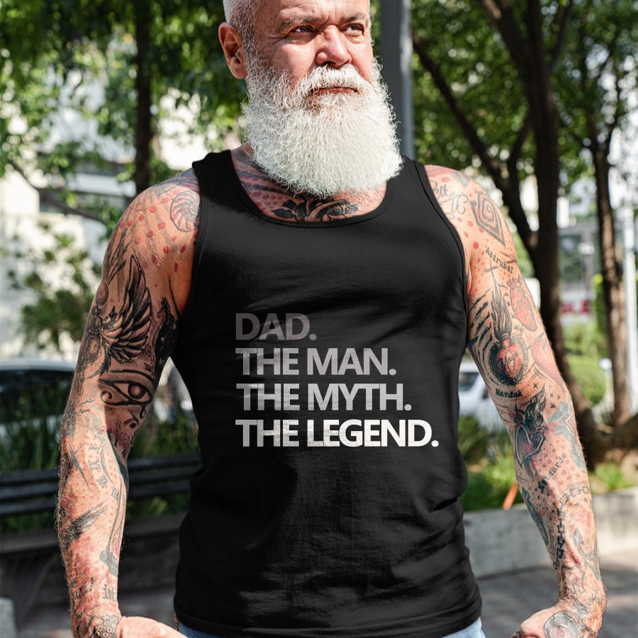 Gift for Dad Shirt, Funny Dad Unisex T-Shirt/Hoodie/Sweatshirt HLT00 – DAD THE MAN THE MYTH THE LEGEND T Shirt Father_s Day Gift T-Shirt