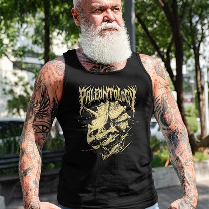 Best Dinosaur Lover Shirt, Funny Dinosaur UnisexT-Shirt/Hoodie/Sweatshirt HLT00 - Paleontology Metal Triceratops Skull and Chains Dinosaur Art T-Shirt