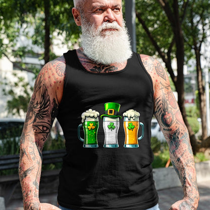 Patrick Day Shirts for Family, Funny Patrick Day shirts, st patrick's day Unisex T-Shirt/Hoodie/Sweatshirt HLT00 - St Patrick Day Irish Ireland Flag Green Beer Lover Men Women T-Shirt
