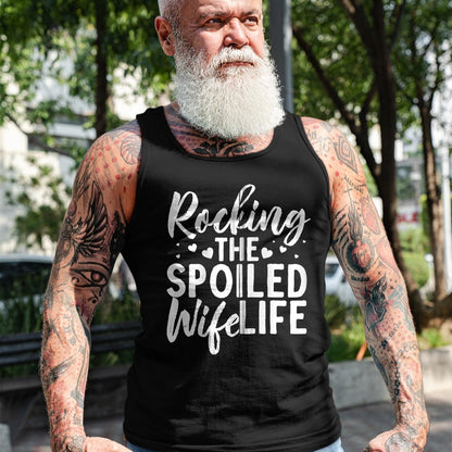 Best Wife Shirt, Wife and Husband Unisex T-Shirt/Hoodie/Sweatshirt HLT00 - Gift for wife T shirt, spoiled wife   Funny Spoiled Wife Art For Women Husband Spoiled Wife Life Zip (1)