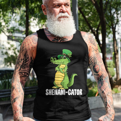 Patrick Day Shirts for Family, Funny Patrick Day shirts, st patrick's day Unisex T-Shirt/Hoodie/Sweatshirt HLT00 - Shenanigator Saint Patrick Day Irish Alligator Shenanigans Premium T-Shirt