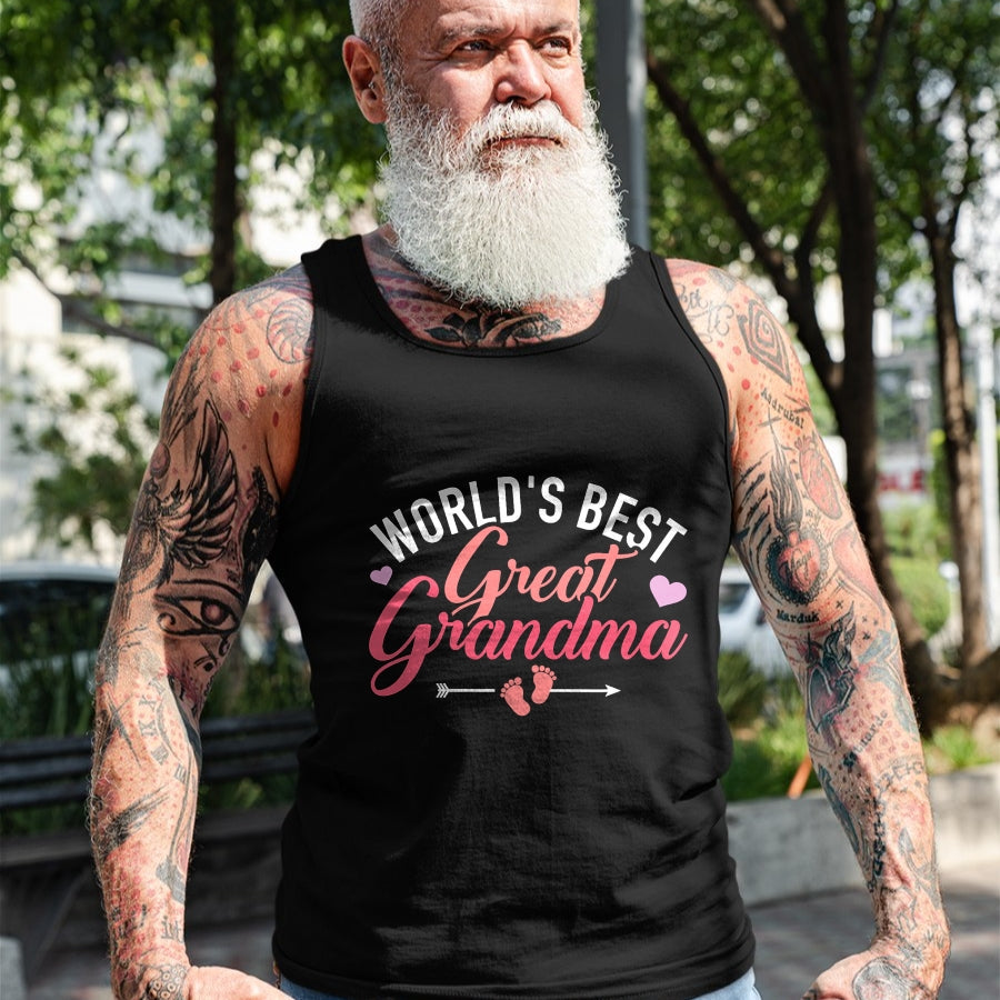 Best Grandma Shirt, Proud Grandma Unisex T-Shirt/Hoodie/Sweatshirt HLT00 - World's best great grandma T-Shirt