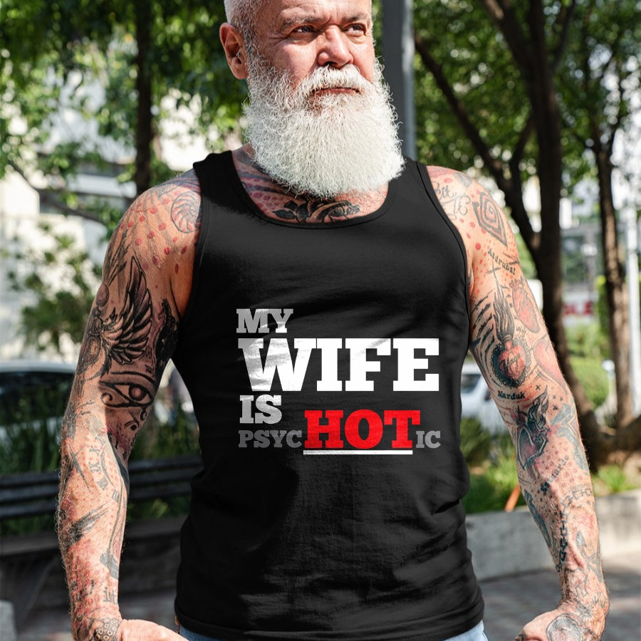 Funny Nurse Shirt, Nurse Unisex T-Shirt/Hoodie/Sweatshirt HLT00 - My Wife Is Psychotic T Shirt T-Shirt