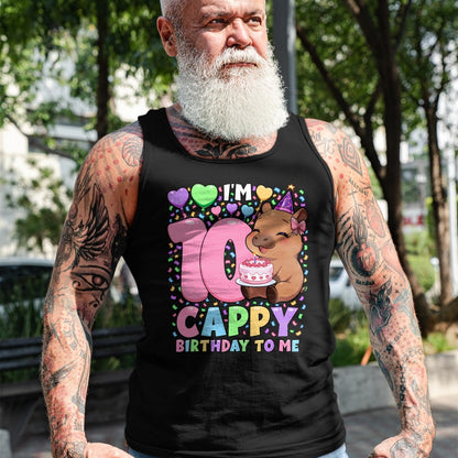 Cute Capybara Shirt, Funny Capybara UnisexT-Shirt/Hoodie/Sweatshirt HLT00 - Capybara Birthday Shirt Kawaii Girl Capybara 10th Birthday T-Shirt