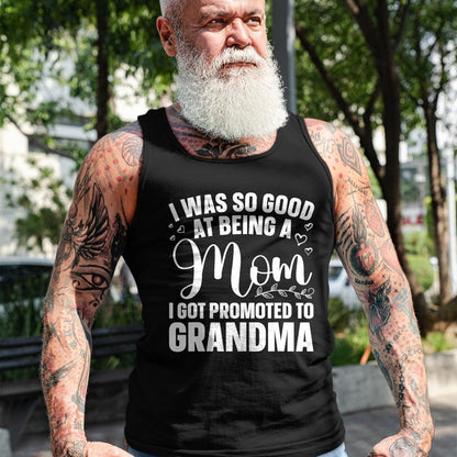 Best Grandma Shirt, Proud Grandma Unisex T-Shirt/Hoodie/Sweatshirt HLT00 - Grandma Art For Mom Women Grandmother Promoted To Grandma T-Shirt