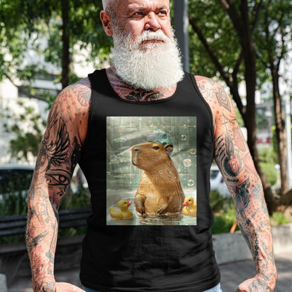 Cute Capybara Shirt, Funny Capybara Unisex T-Shirt/Hoodie/Sweatshirt HLT00 - Funny Graphic Capybara Long Sleeve T-Shirt (22)